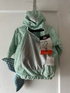 Hyde & Eek! Infant Narwhal Pullover Hoodie - Soft Mint